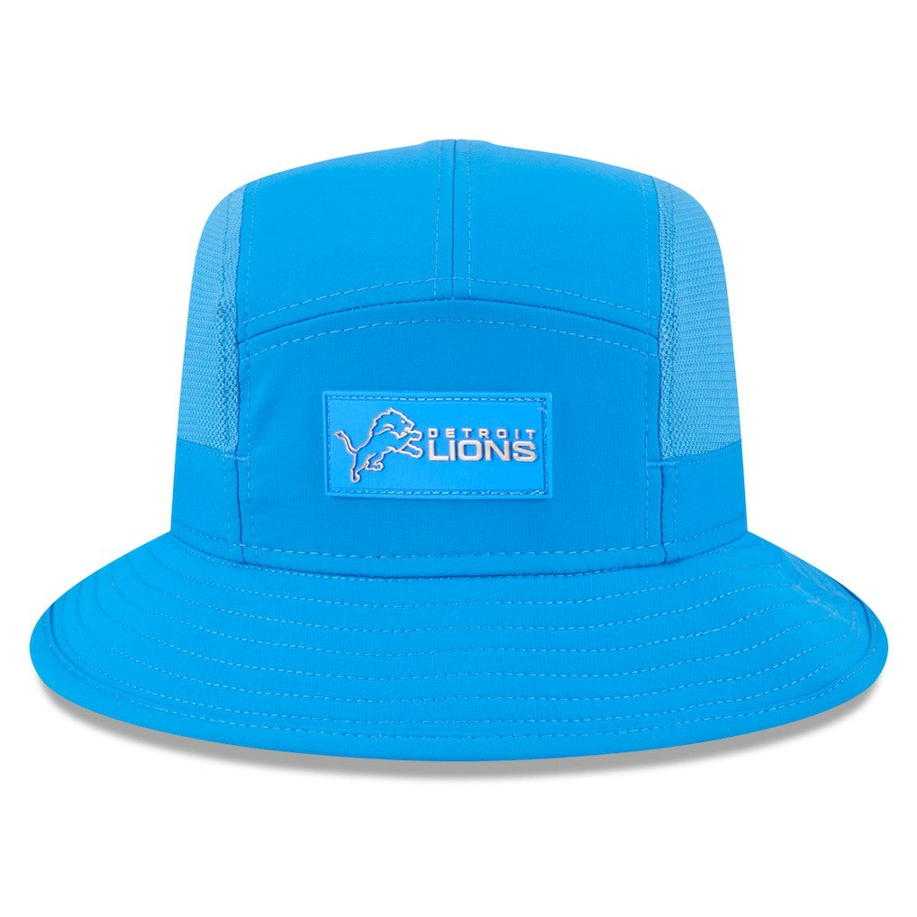 Detroit Lions New Era 2025 Sideline Bucket Hat - Blue discount