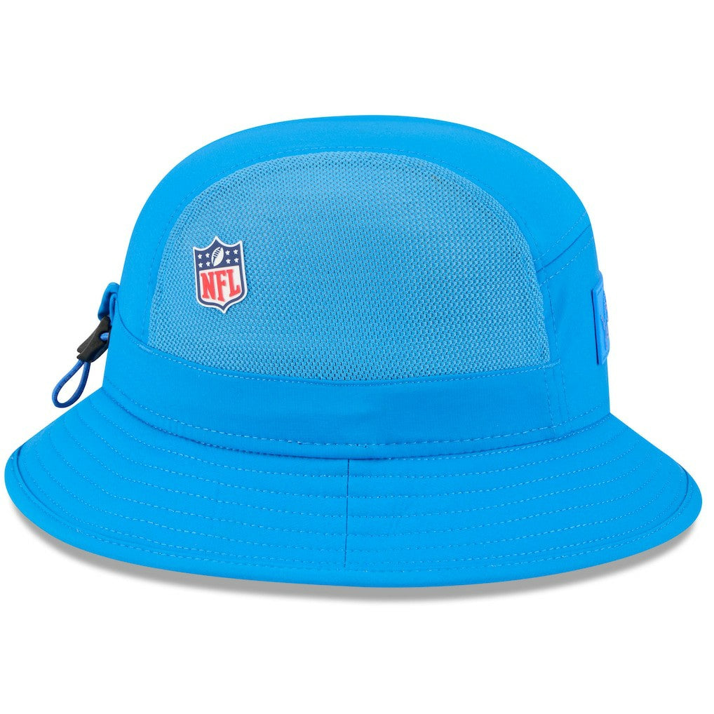Detroit Lions New Era 2025 Sideline Bucket Hat - Blue discount