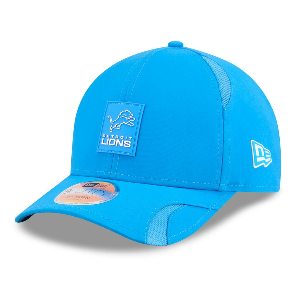 Detroit Lions New Era Youth 2025 Sideline 9FORTY Adjustable Hat - Blue outlet