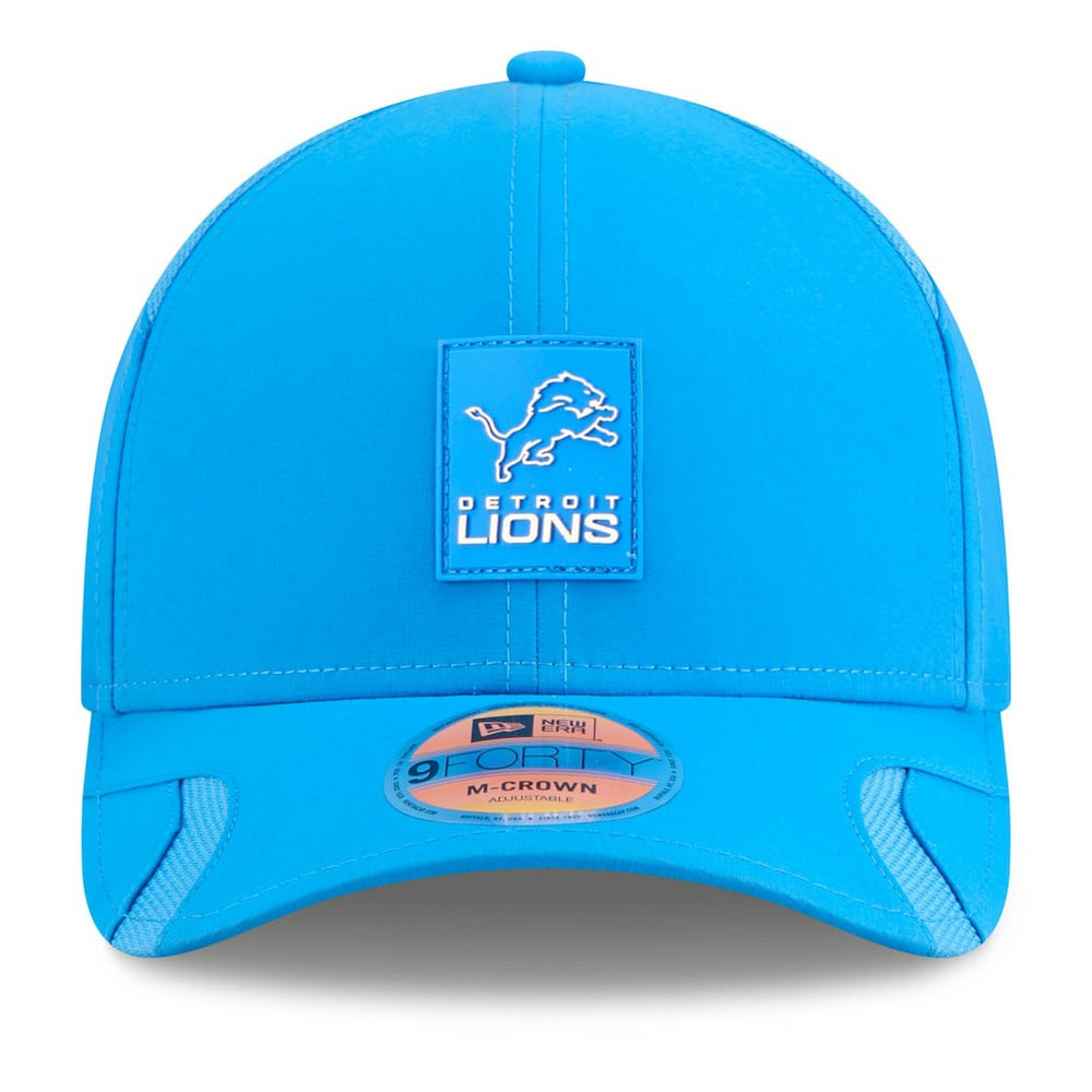 Detroit Lions New Era Youth 2025 Sideline 9FORTY Adjustable Hat - Blue outlet