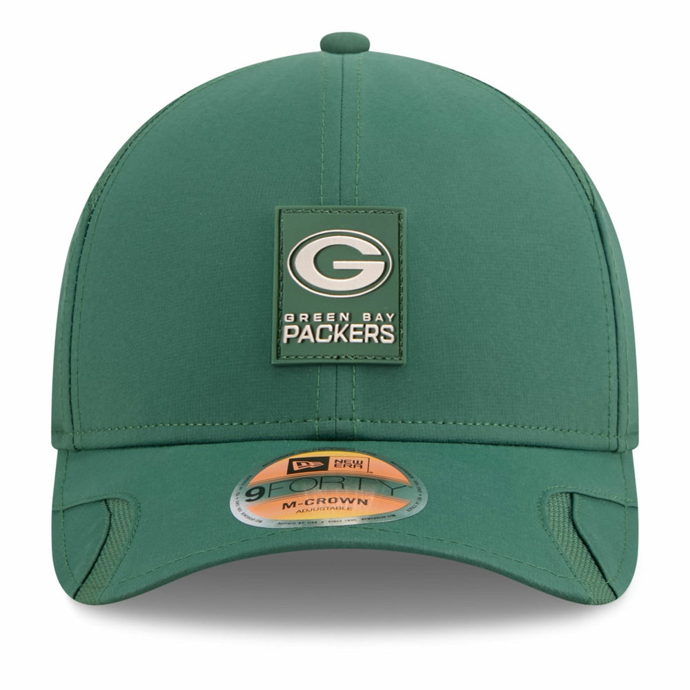 Green Bay Packers New Era Youth 2025 Sideline 9FORTY Adjustable Hat - Green outlet