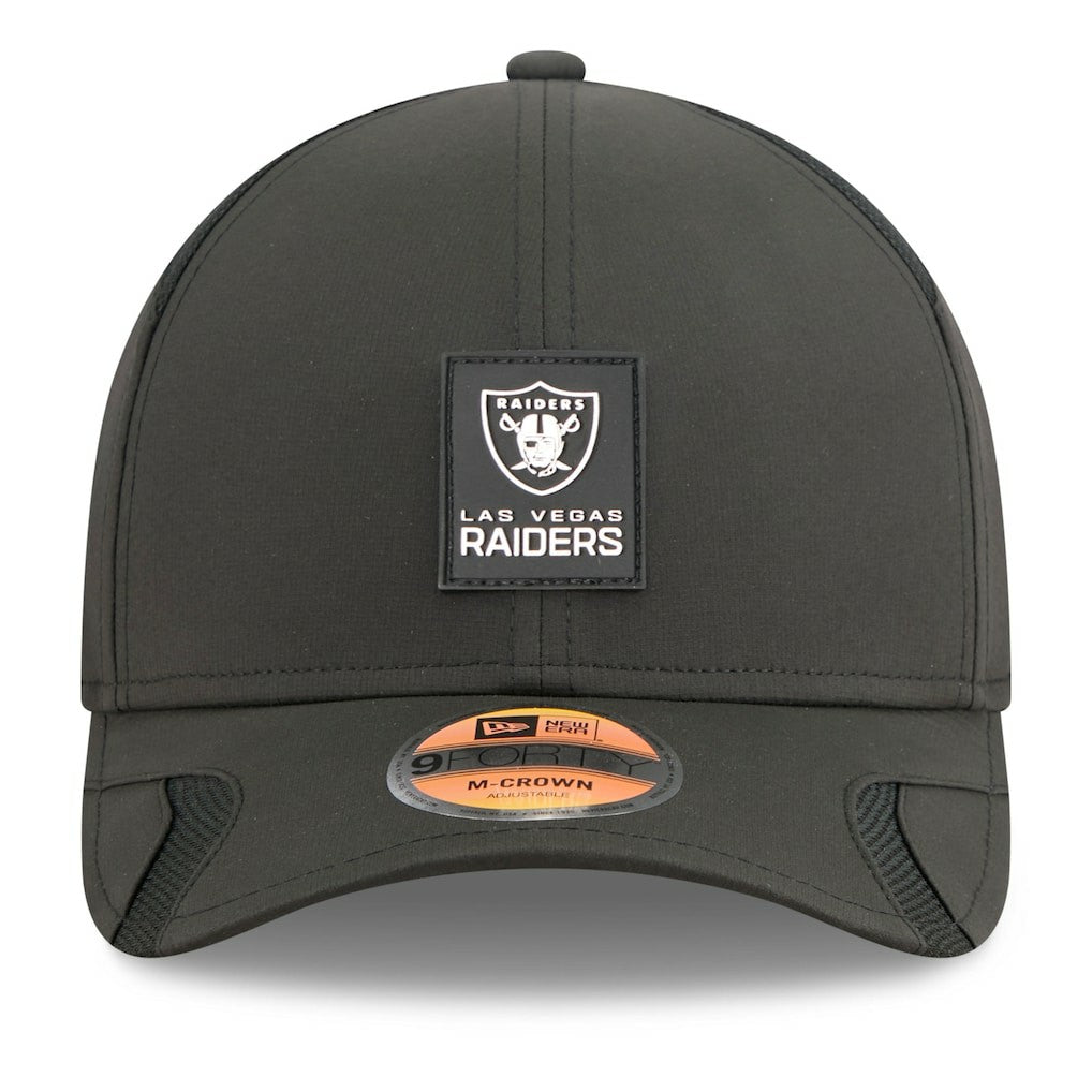 Las Vegas Raiders New Era Youth 2025 Sideline 9FORTY Adjustable Hat - Black on sale