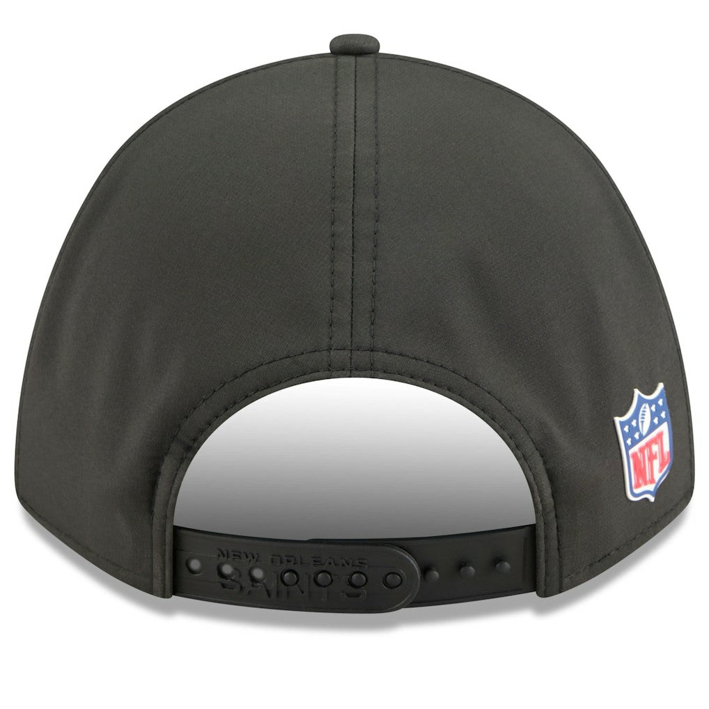 New Orleans Saints New Era Youth 2025 Sideline 9FORTY Adjustable Hat - Black for sale
