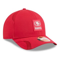 San Francisco 49ers New Era Youth 2025 Sideline 9FORTY Adjustable Hat - Scarlet on sale