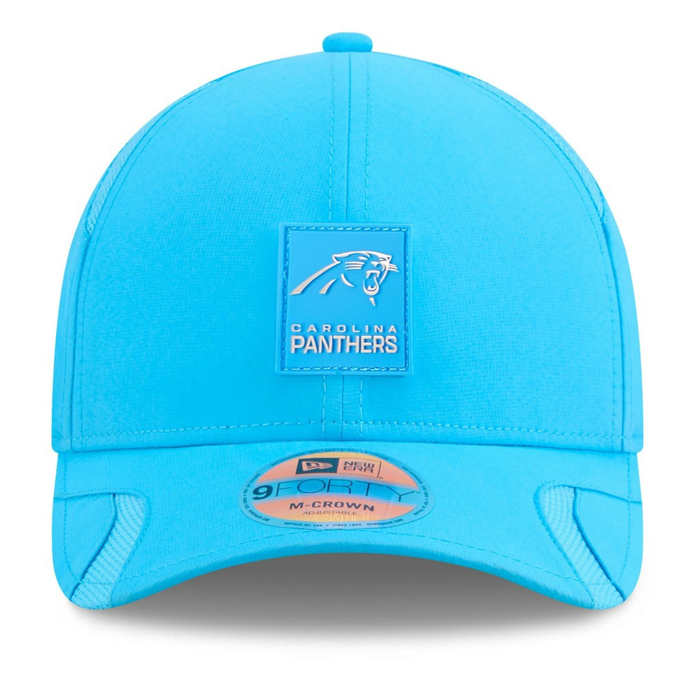 Carolina Panthers New Era Youth 2025 Sideline 9FORTY Adjustable Hat - Blue sale