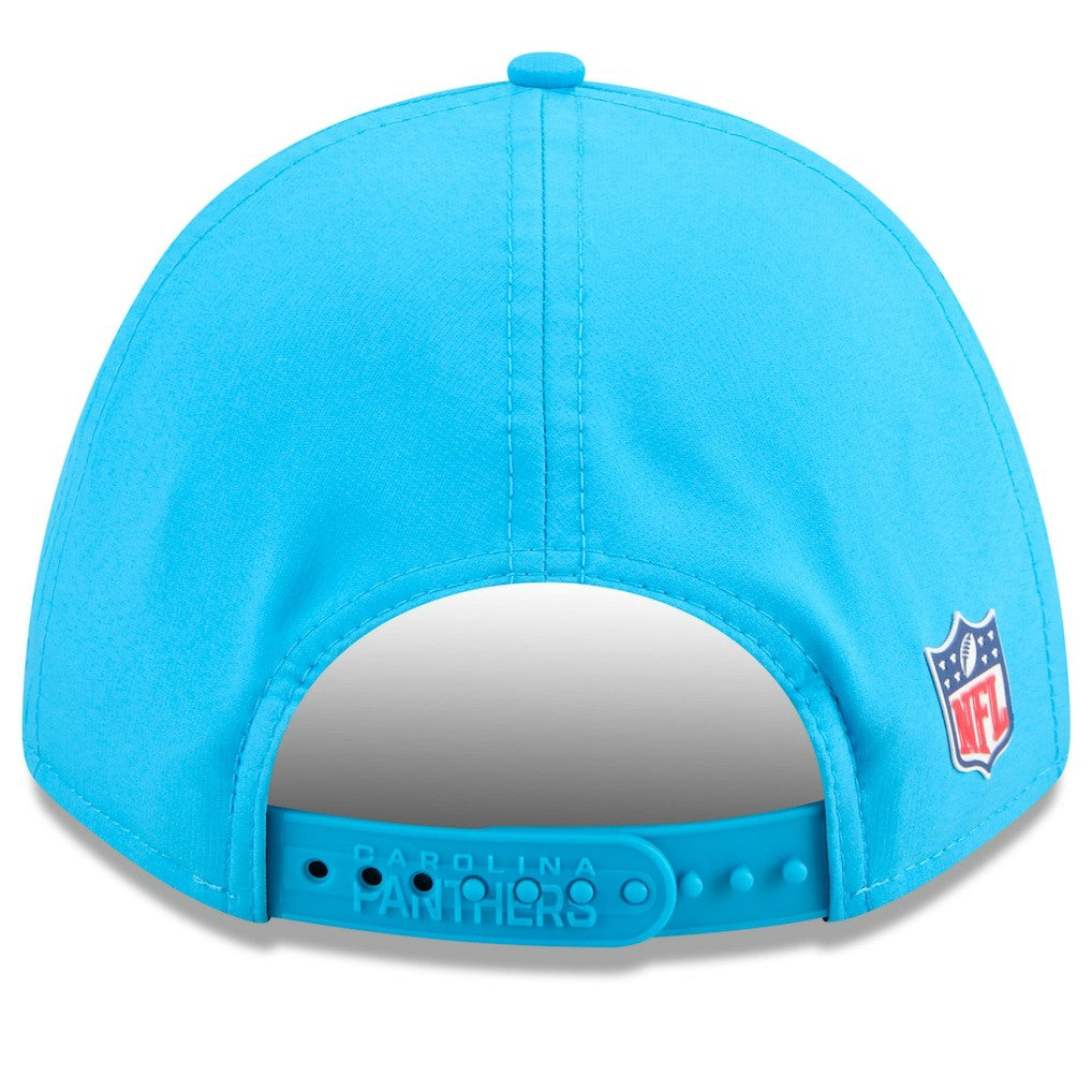 Carolina Panthers New Era Youth 2025 Sideline 9FORTY Adjustable Hat - Blue sale