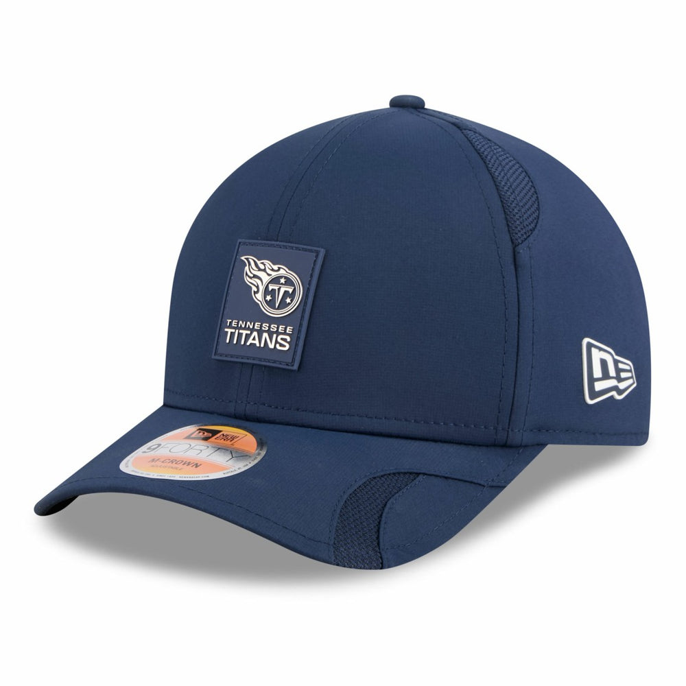 Tennessee Titans New Era Youth 2025 Sideline 9FORTY Adjustable Hat - Navy for sale