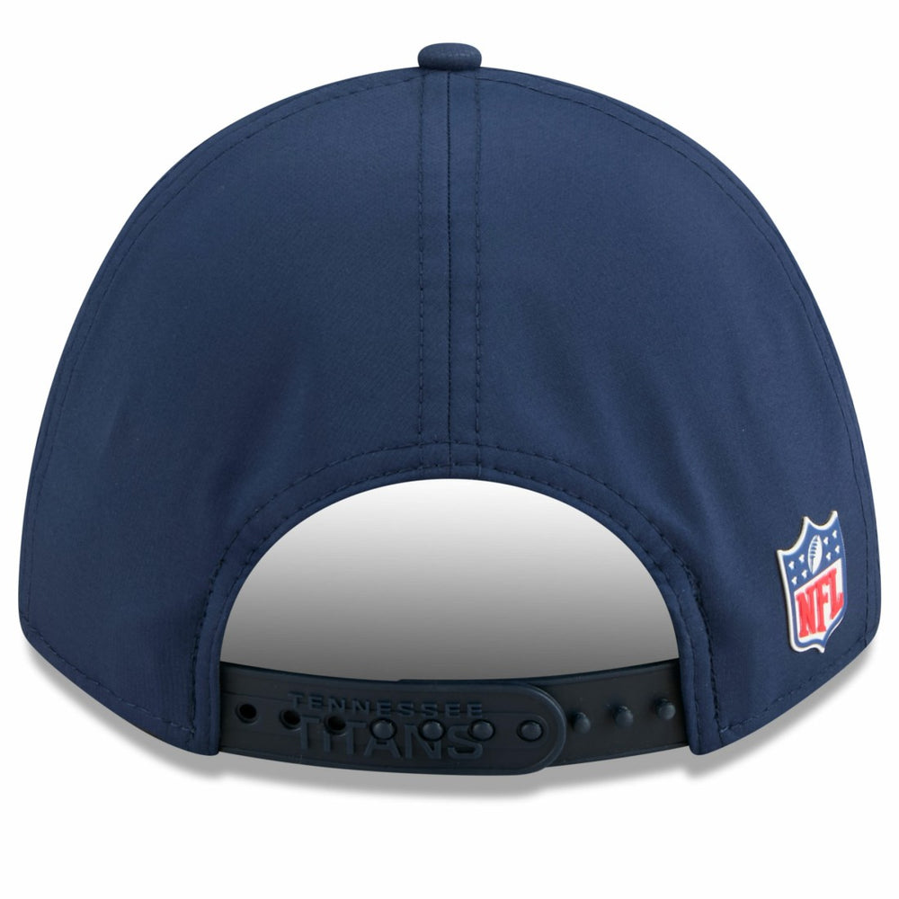Tennessee Titans New Era Youth 2025 Sideline 9FORTY Adjustable Hat - Navy for sale