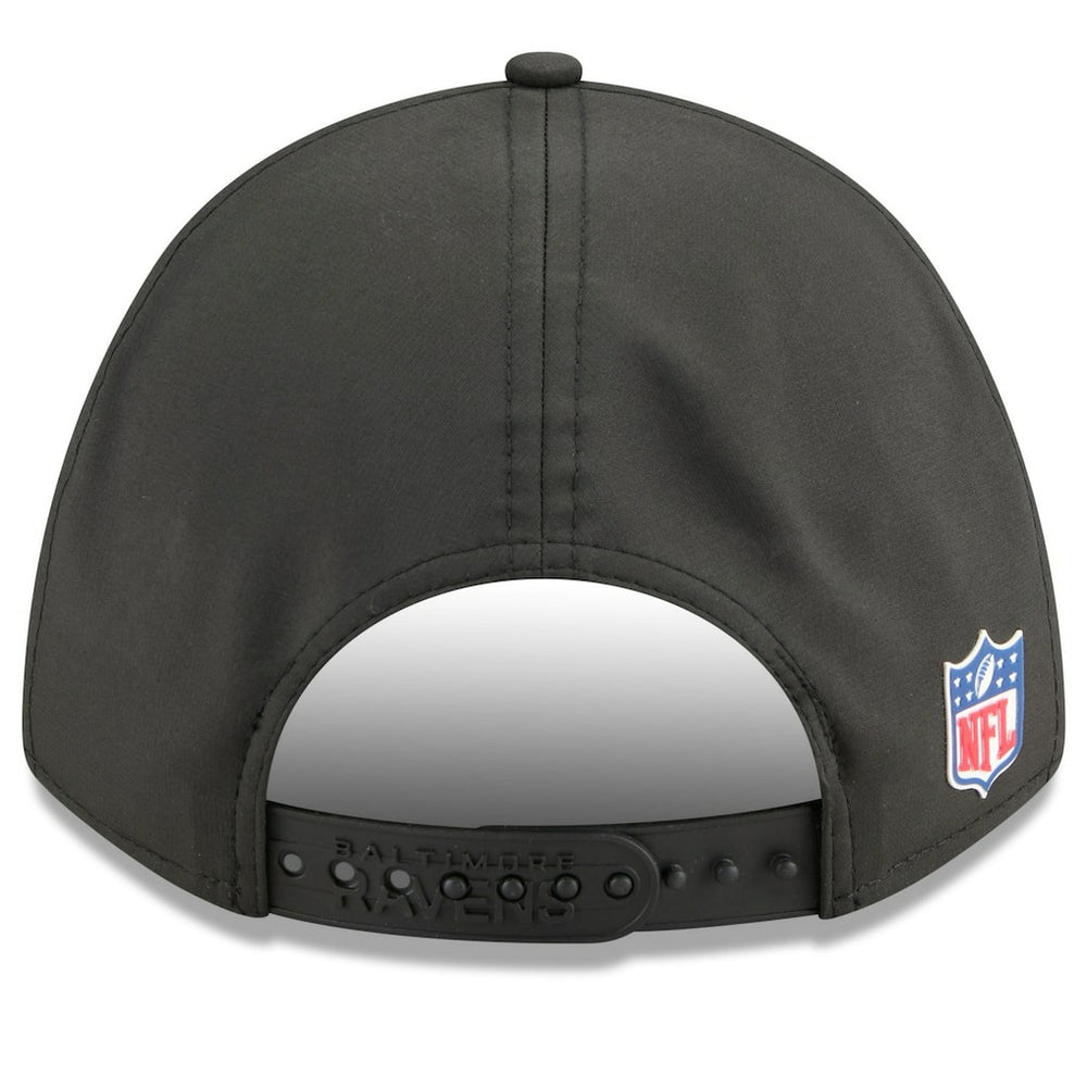 Baltimore Ravens New Era Youth 2025 Sideline 9FORTY Adjustable Hat - Black cheap