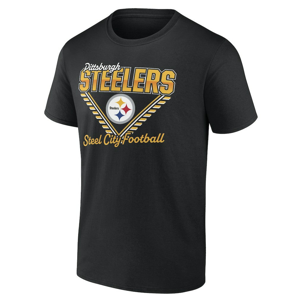 Pittsburgh Steelers Steel City Football T-Shirt - Black sale