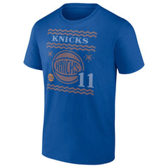 Jalen Brunson New York Knicks Ugly Sweater Name & Number T-Shirt - Blue outlet