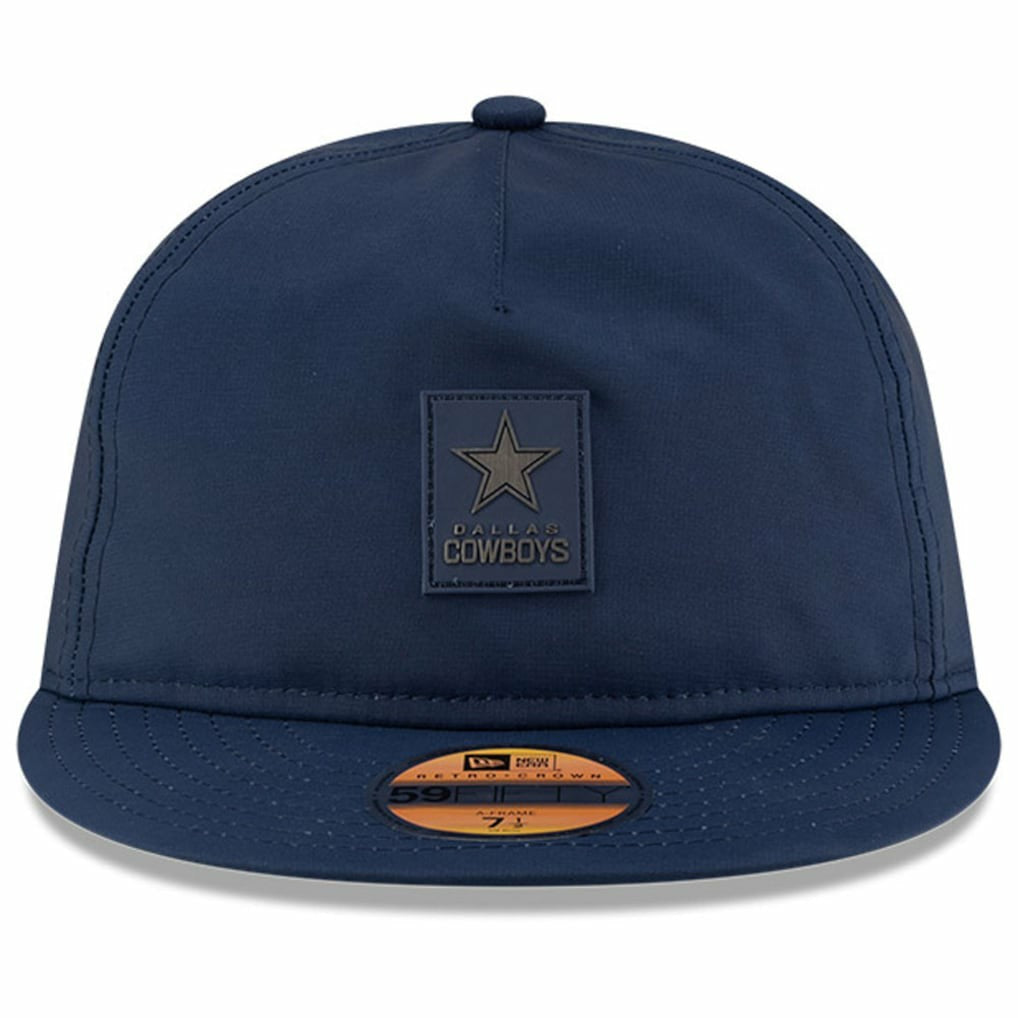 Dallas Cowboys New Era 2025 Sideline Retro Crown 59FIFTY Fitted Hat - Navy outlet