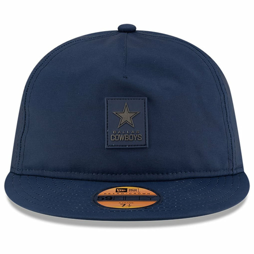 Dallas Cowboys New Era 2025 Sideline Retro Crown 59FIFTY Fitted Hat - Navy outlet