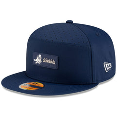 Dallas Cowboys New Era 2025 Sideline Throwback Split Panel 9FIFTY Snapback Hat - Navy discount