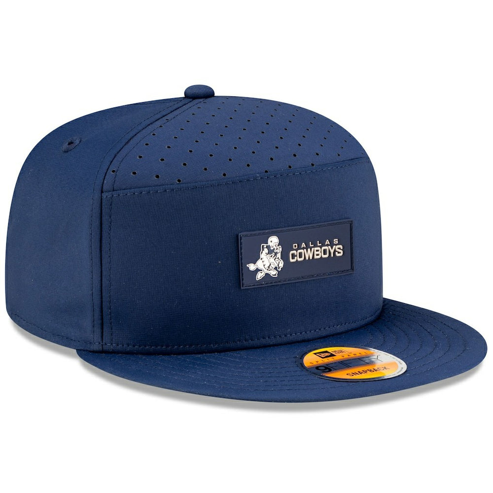 Dallas Cowboys New Era 2025 Sideline Throwback Split Panel 9FIFTY Snapback Hat - Navy discount