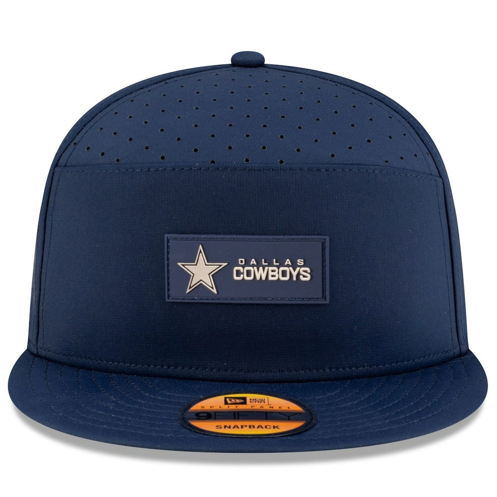 Dallas Cowboys New Era 2025 Sideline Split Panel 9FIFTY Snapback Hat - Navy online