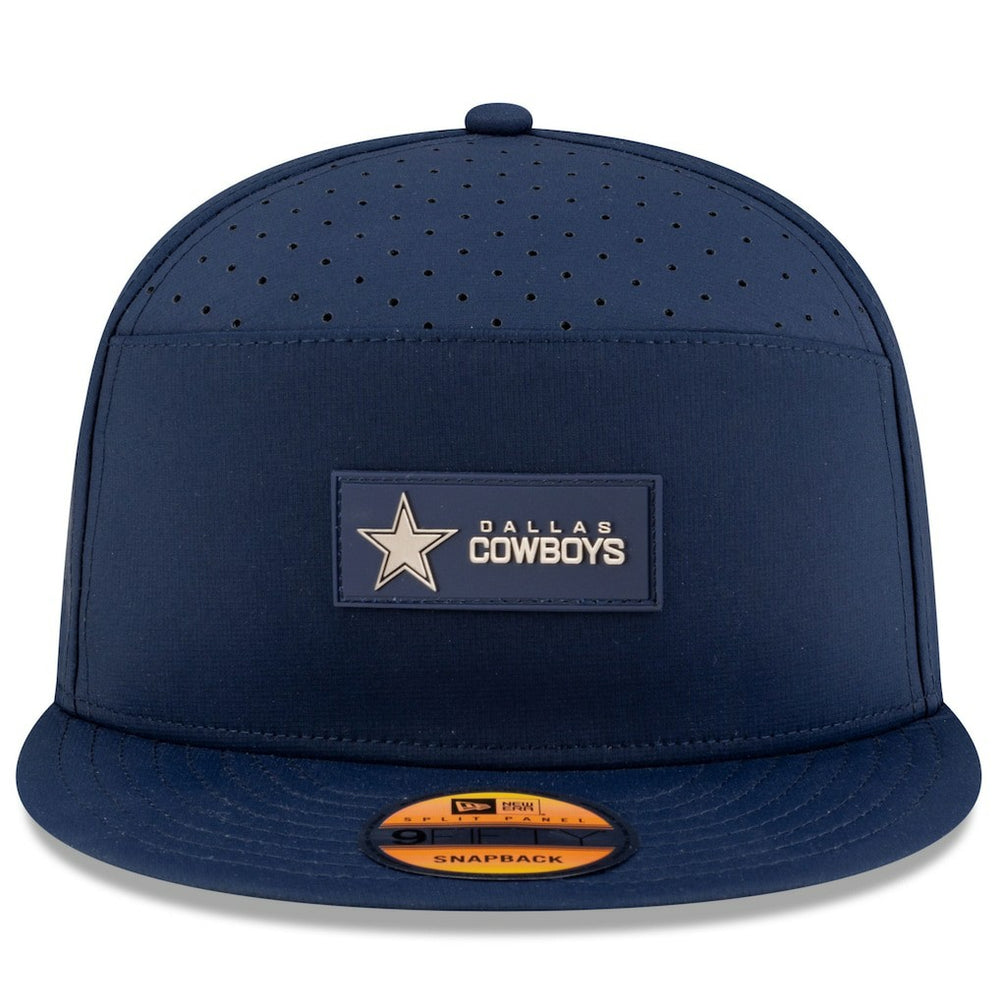 Dallas Cowboys New Era 2025 Sideline Split Panel 9FIFTY Snapback Hat - Navy online