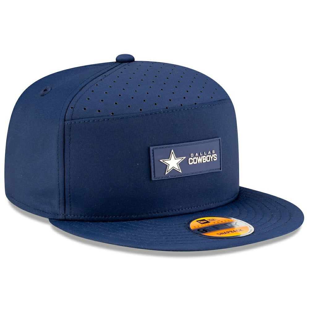 Dallas Cowboys New Era 2025 Sideline Split Panel 9FIFTY Snapback Hat - Navy online