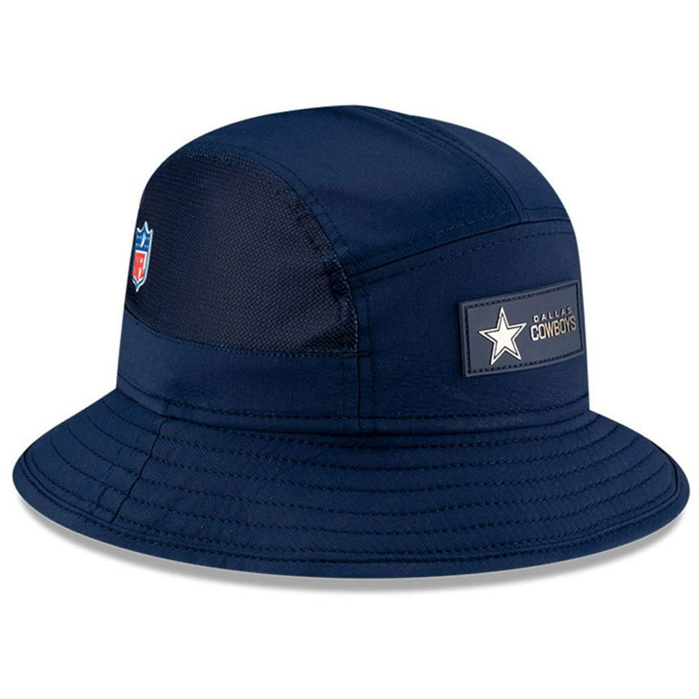 Dallas Cowboys New Era 2025 Sideline Bucket Hat - Navy for sale