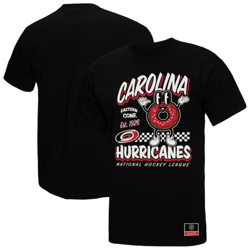 Carolina Hurricanes Mitchell & Ness Local Food T-Shirt - Black T-shirts