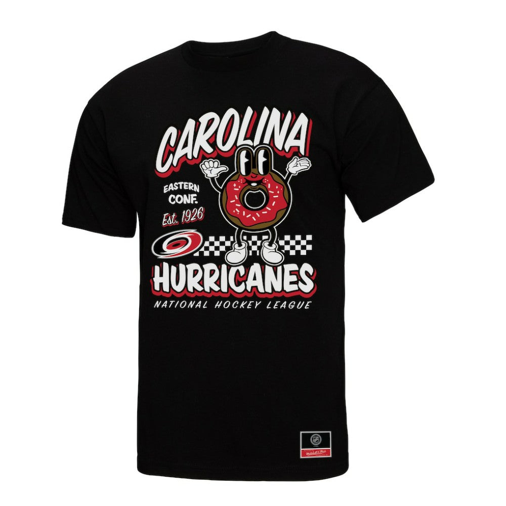 Carolina Hurricanes Mitchell & Ness Local Food T-Shirt - Black T-shirts