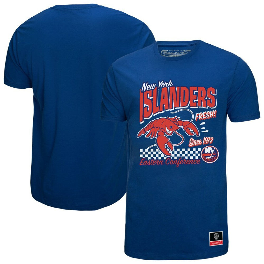 New York Islanders Mitchell & Ness Local Food T-Shirt - Royal T-shirts