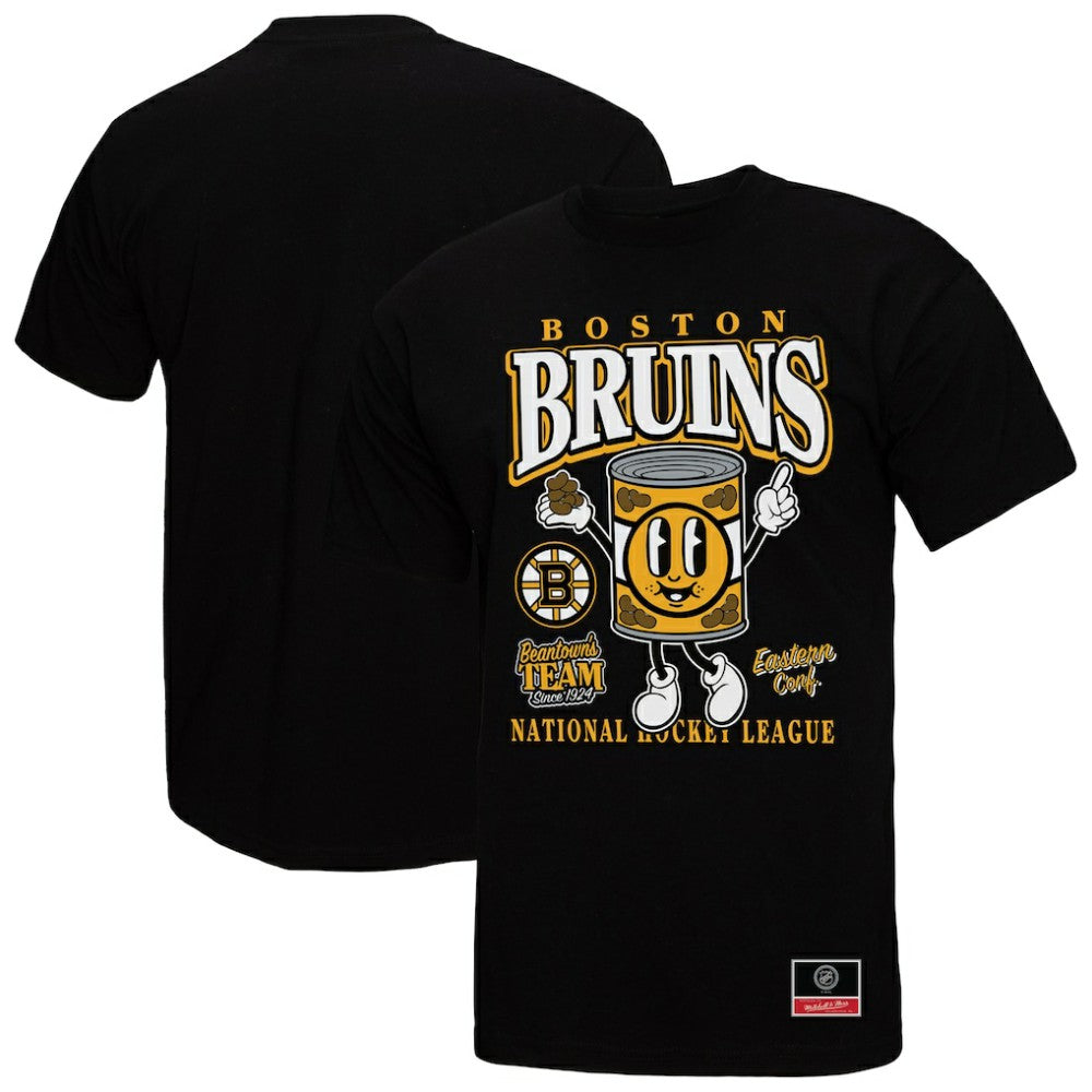 Boston Bruins Mitchell & Ness Local Food T-Shirt - Black T-shirts