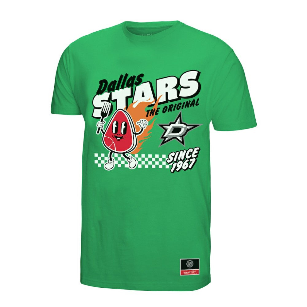 Dallas Stars Mitchell & Ness Local Food T-Shirt - Kelly Green T-shirts