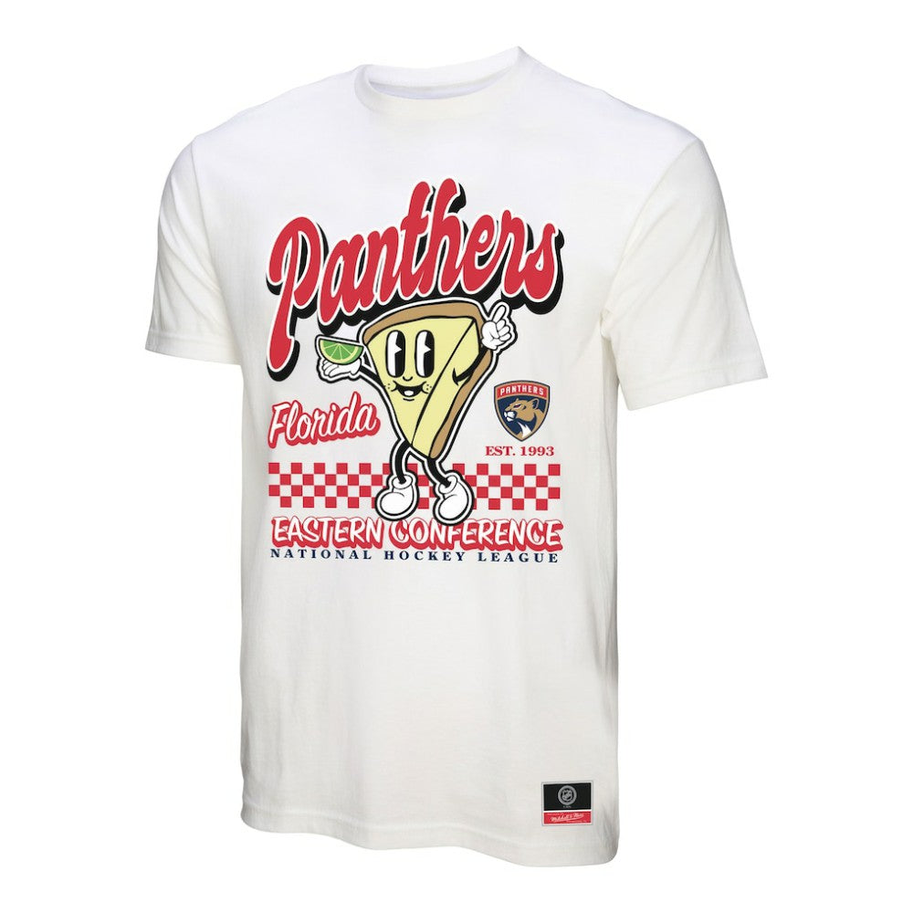 Florida Panthers Mitchell & Ness Local Food T-Shirt - White T-shirts