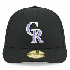 Colorado Rockies Baseball Hall of Fame 59FIFTY Low Profile Fitted Hat Black