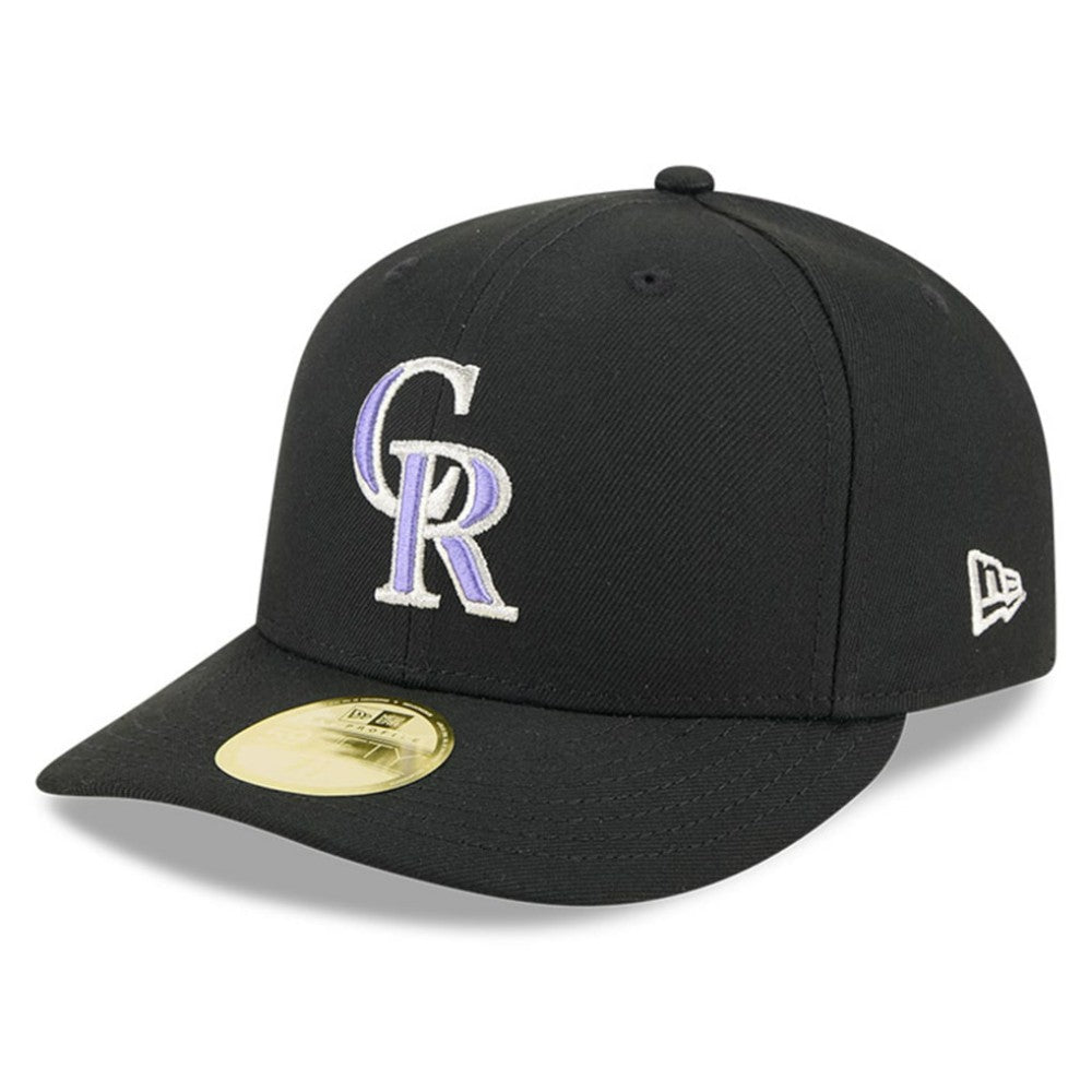 Colorado Rockies Baseball Hall of Fame 59FIFTY Low Profile Fitted Hat Black