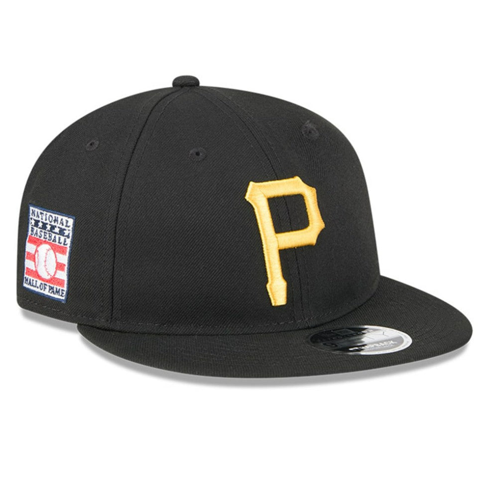 Pittsburgh Pirates Baseball Hall of Fame Retro Crown 9FIFTY Adjustable Hat Black