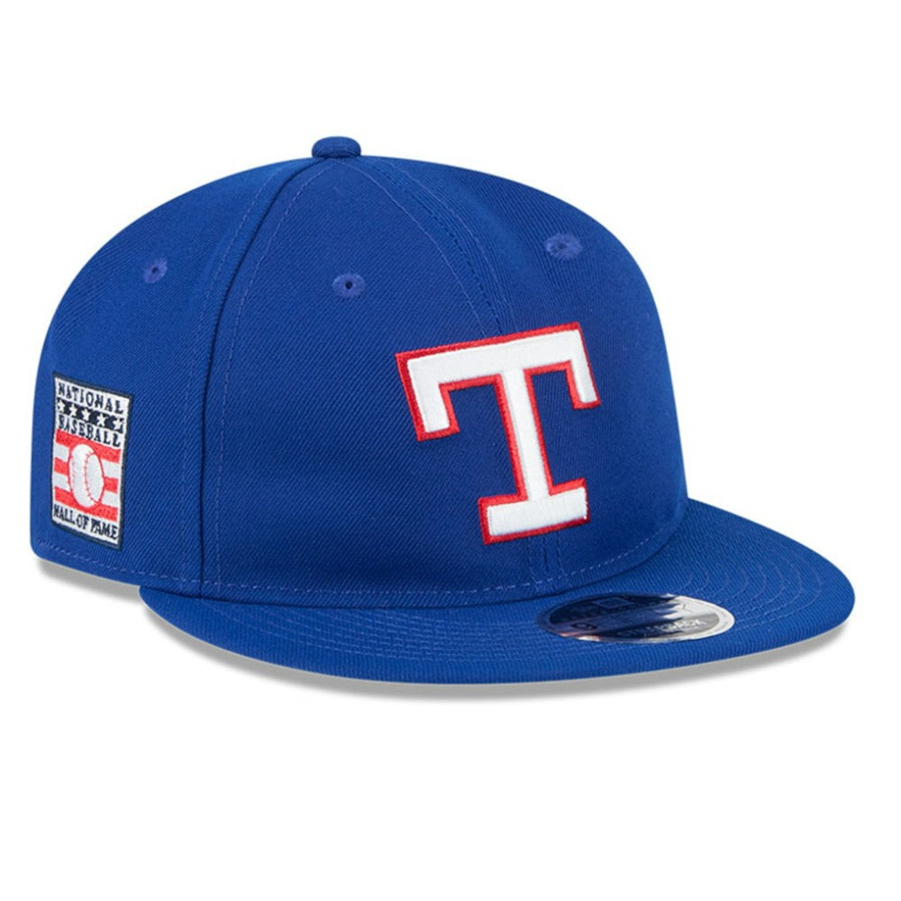 Texas Rangers Baseball Hall of Fame Retro Crown 9FIFTY Adjustable Hat Royal