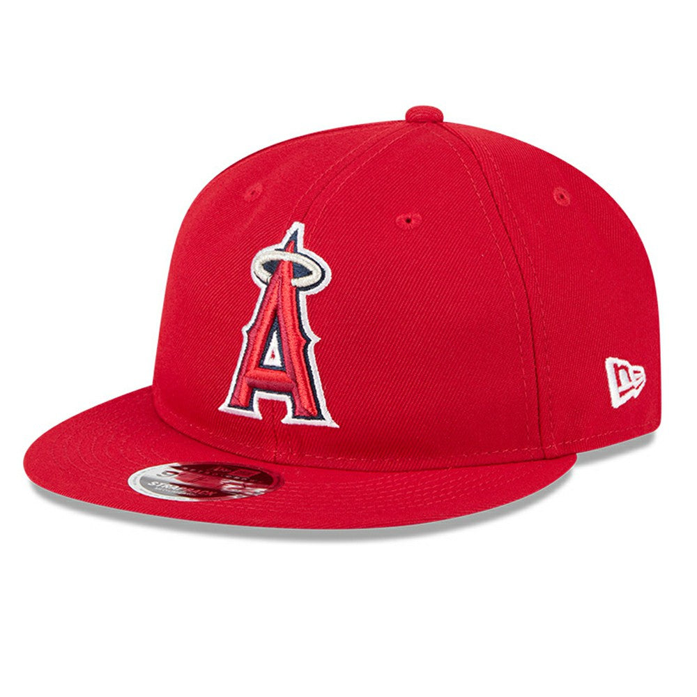 Los Angeles Angels Baseball Hall of Fame Retro Crown 9FIFTY Adjustable Hat Red