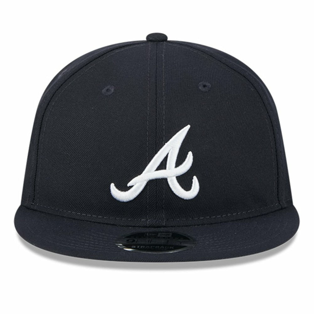 Atlanta Braves Baseball Hall of Fame Retro Crown 9FIFTY Adjustable Hat Navy