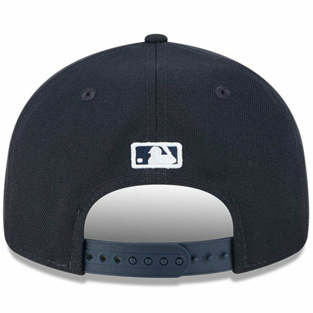 Atlanta Braves Baseball Hall of Fame Retro Crown 9FIFTY Adjustable Hat Navy