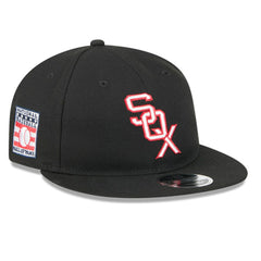 Chicago White Sox Baseball Hall of Fame Retro Crown 9FIFTY Adjustable Hat Black