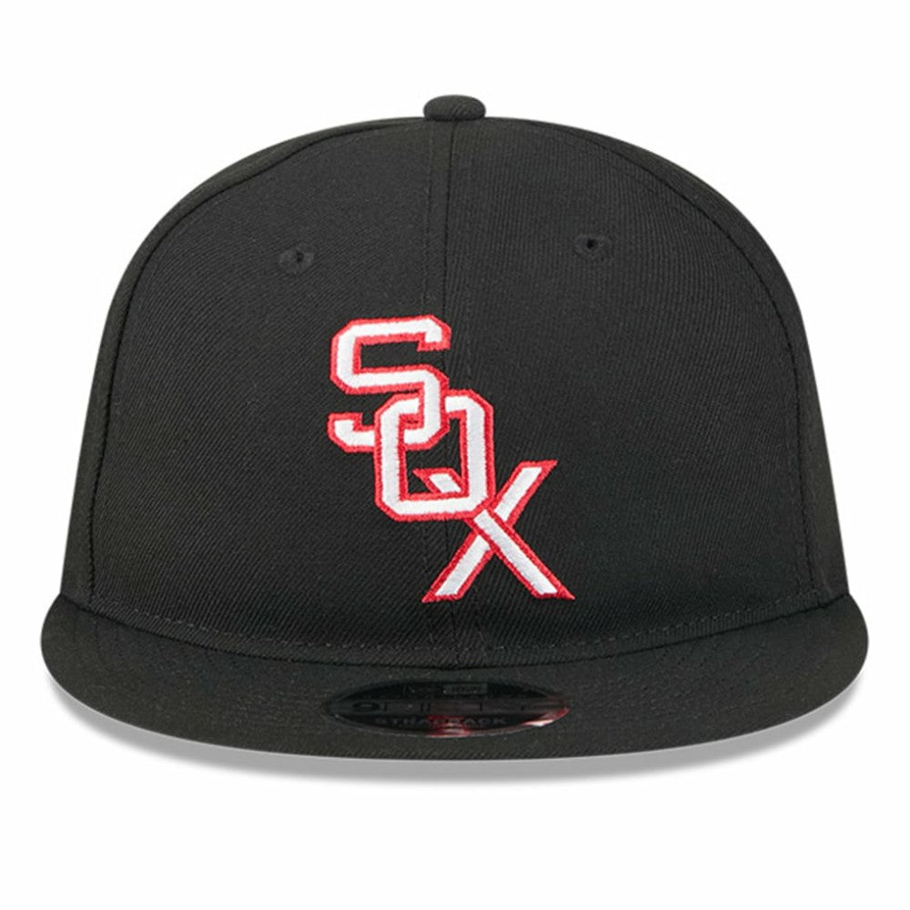 Chicago White Sox Baseball Hall of Fame Retro Crown 9FIFTY Adjustable Hat Black