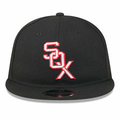 Chicago White Sox Baseball Hall of Fame Retro Crown 9FIFTY Adjustable Hat Black