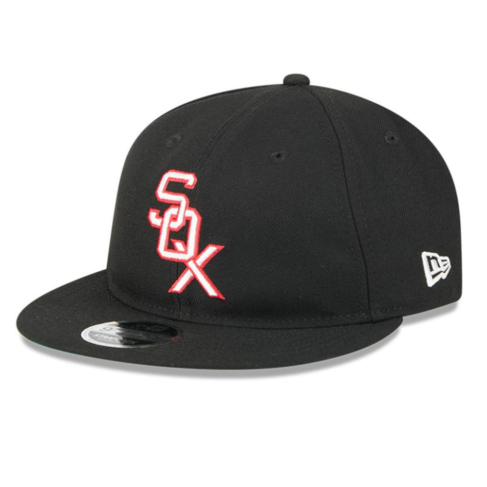 Chicago White Sox Baseball Hall of Fame Retro Crown 9FIFTY Adjustable Hat Black