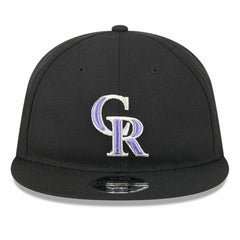 Colorado Rockies Baseball Hall of Fame Retro Crown 9FIFTY Adjustable Hat Black