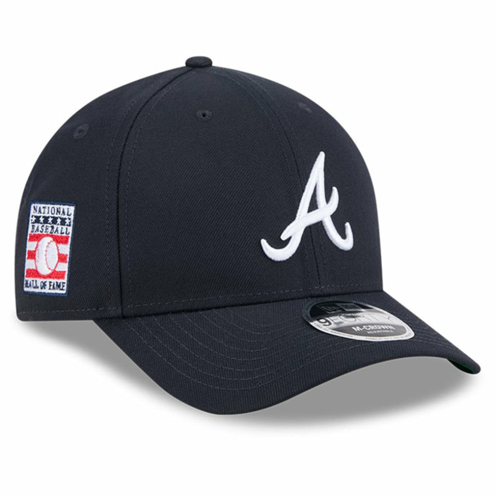 Atlanta Braves Baseball Hall of Fame 9FORTY M-Crown Adjustable Hat Navy