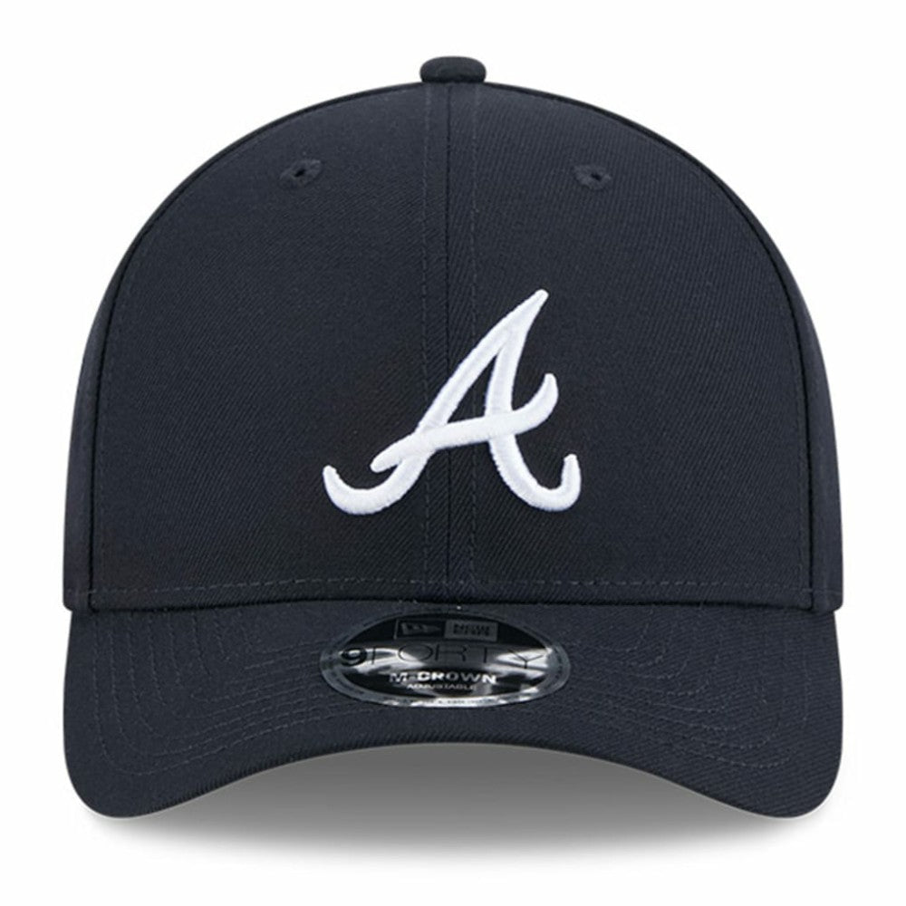 Atlanta Braves Baseball Hall of Fame 9FORTY M-Crown Adjustable Hat Navy