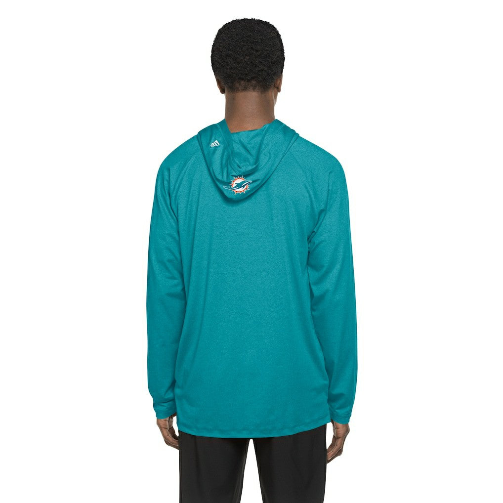 Miami Dolphins New Era Functional Fandom Hoodie - Aqua outlet