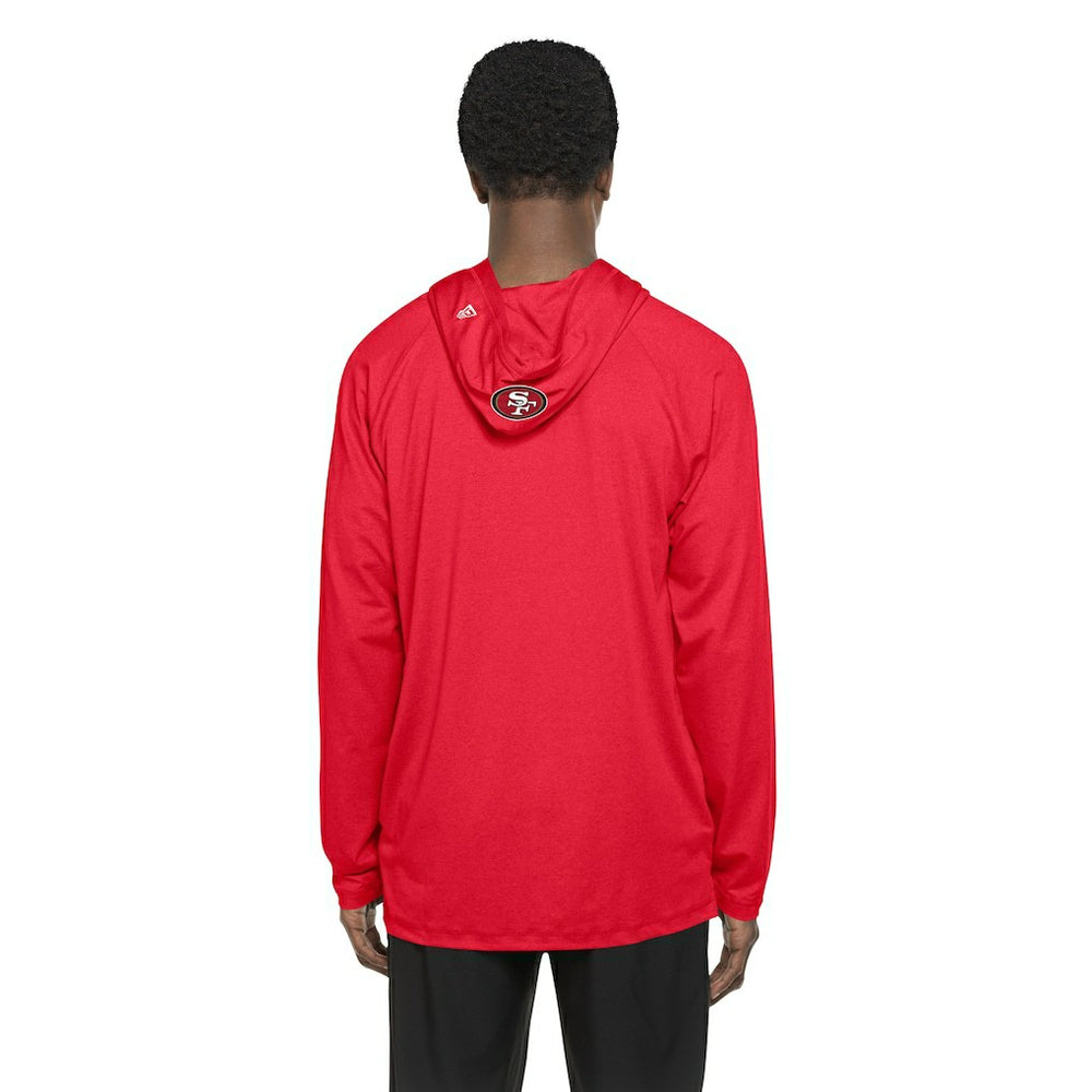 San Francisco 49ers New Era Functional Fandom Hoodie - Scarlet discount