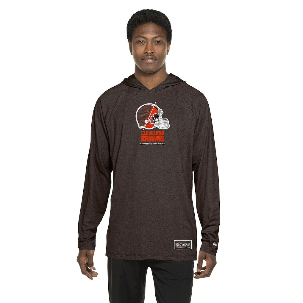 Cleveland Browns New Era Functional Fandom Hoodie - Brown discount