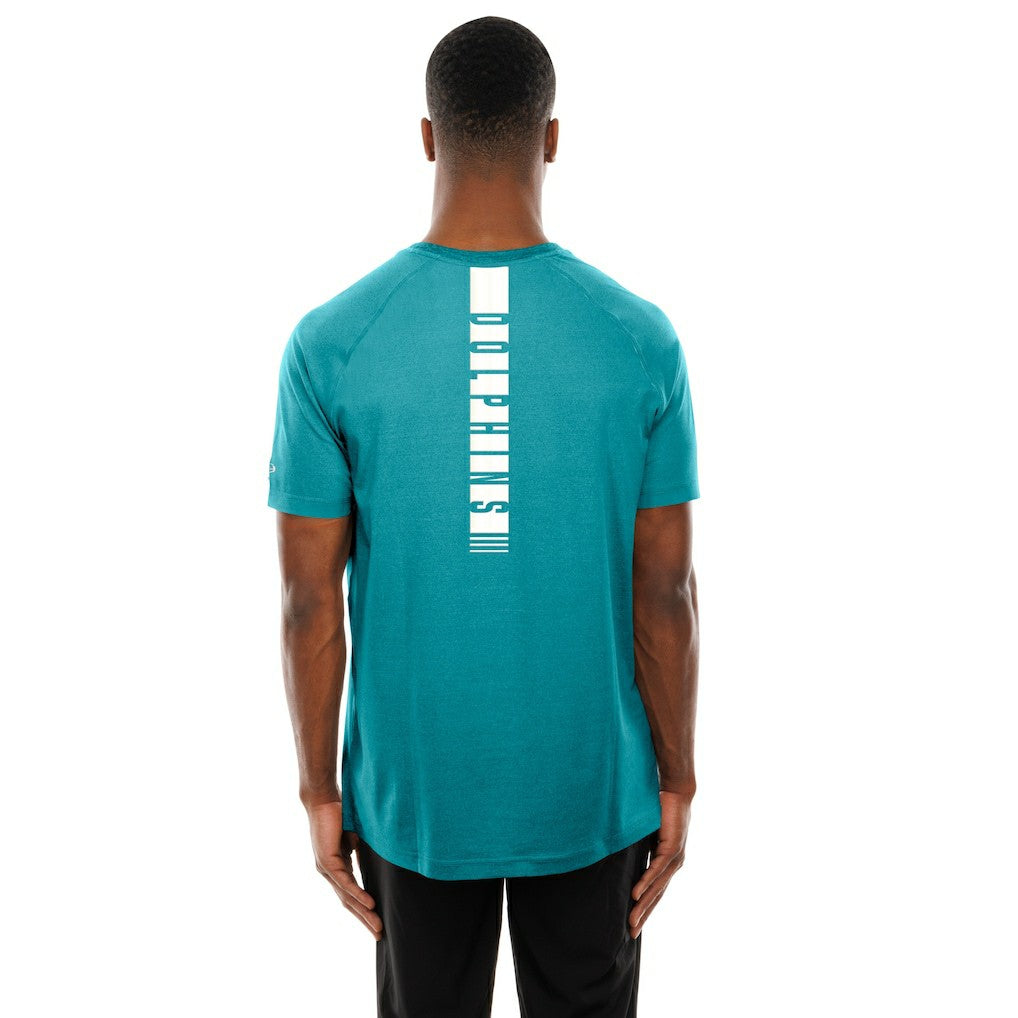 Miami Dolphins New Era Functional Fandom Reflective T-Shirt - Aqua discount