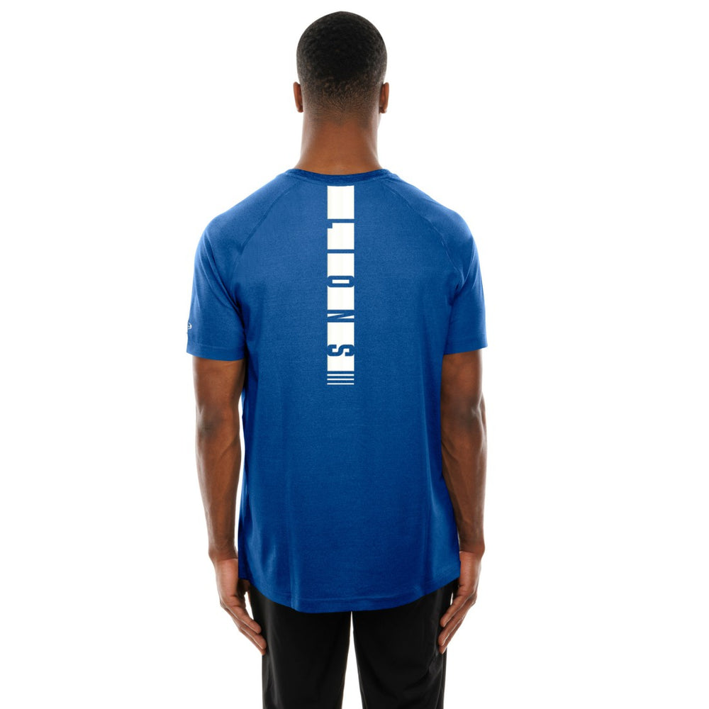 Detroit Lions New Era Functional Fandom Reflective T-Shirt - Blue on sale