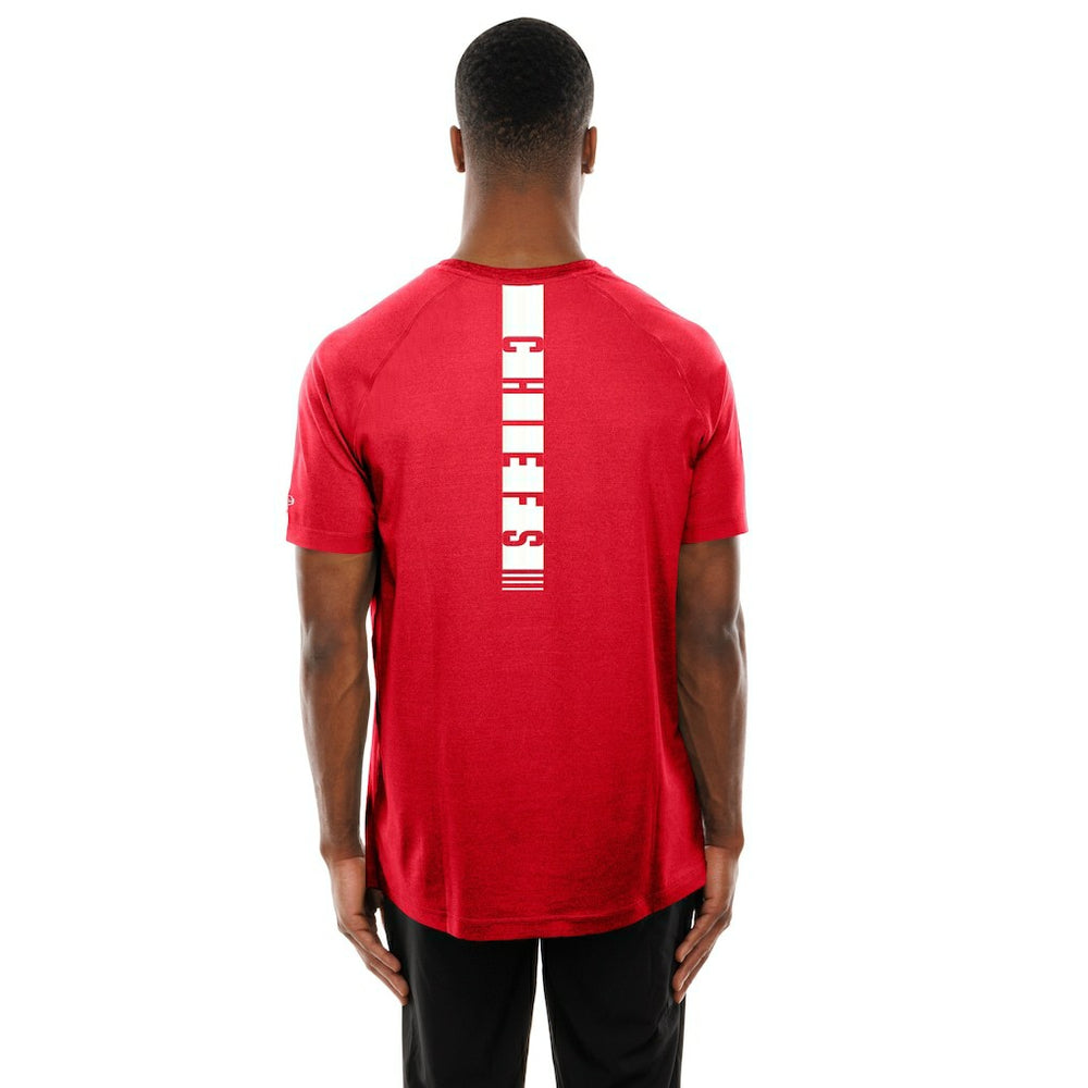 Kansas City Chiefs New Era Functional Fandom Reflective T-Shirt - Red cheap