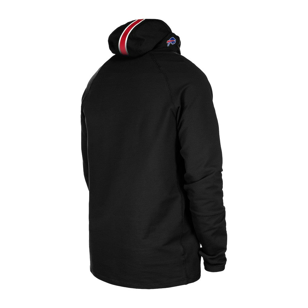Buffalo Bills New Era Functional Fandom Balaclava Helmet Stripe Tri-Blend Hoodie - Black discount